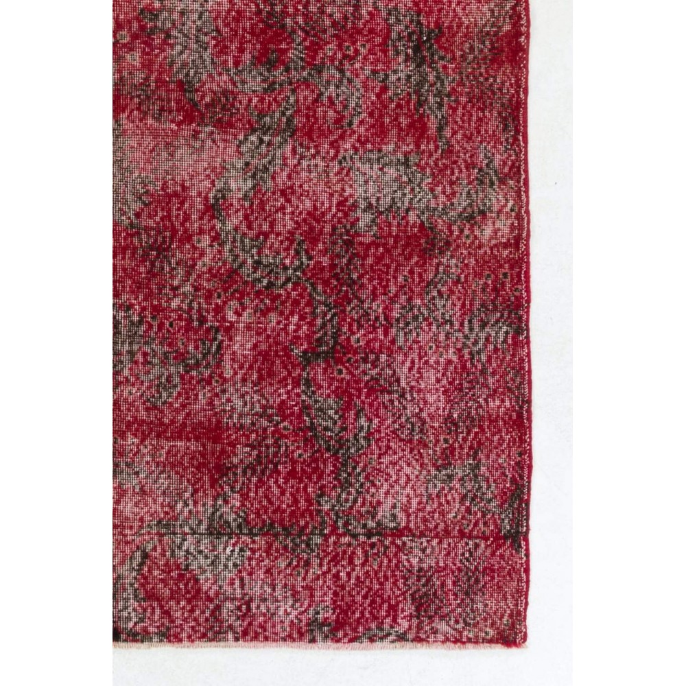 Modern Handmade Red Color Turkish Rug designed by Zeki Muren
