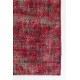 Modern Handmade Red Color Turkish Rug designed by Zeki Muren