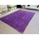 Purple Large Area Rug, Handmade in Turkiye, Modern Floral Carpet Purple Large Area Rug, Handmade in Turkiye, Modern Floral Carpet