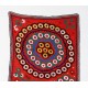 Central Asian Suzani Textile. Embroidered Cotton & Silk Bed Cover, Wall Hanging