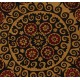 Central Asian Suzani Textile. Embroidered Cotton & Silk Bed Cover, Wall Hanging Central Asian Suzani Textile. Embroidered Cotton & Silk Bed Cover, Wall Hanging