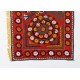 Central Asian Suzani Textile. Embroidered Cotton & Silk Bed Cover, Wall Hanging