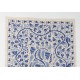 Central Asian Suzani Textile. Embroidered Cotton & Silk Bed Cover, Wall Hanging Central Asian Suzani Textile. Embroidered Cotton & Silk Bed Cover, Wall Hanging