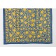 Central Asian Suzani Textile, Embroidered Cotton and Silk Bed Cover Central Asian Suzani Textile, Embroidered Cotton and Silk Bed Cover