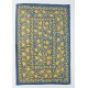 Central Asian Suzani Textile, Embroidered Cotton and Silk Bed Cover Central Asian Suzani Textile, Embroidered Cotton and Silk Bed Cover