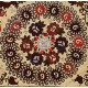 Central Asian Suzani Textile. Embroidered Cotton & Silk Bed Cover, Wall Hanging Central Asian Suzani Textile. Embroidered Cotton & Silk Bed Cover, Wall Hanging