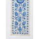 Central Asian Suzani Textile Wall Hanging, Embroidered Cotton and Silk Bed Cover Central Asian Suzani Textile Wall Hanging, Embroidered Cotton and Silk Bed Cover