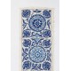 Beige and Blue Suzani Fabric Table Runner. Uzbek Embroidered Silk & Cotton Wall Hanging or Bedspread Beige and Blue Suzani Fabric Table Runner. Uzbek Embroidered Silk & Cotton Wall Hanging or Bedspread