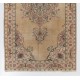 Vintage Anatolian Oushak Rug with Medallion Design in Soft Colors