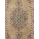 Vintage Anatolian Oushak Rug with Medallion Design in Soft Colors