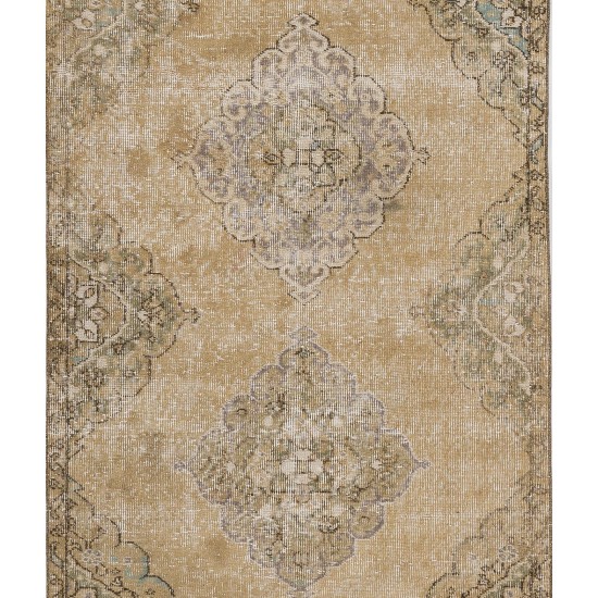 Antique Central Anatolian Oushak Runner Antique Central Anatolian Oushak Runner