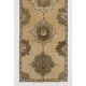 Vintage Anatolian Oushak Runner Rug. Mid-Century Hand-Knotted Wool Carpet