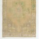 Hand-Knotted Vintage Geometric Medallion Oushak Rug in Soft Colors Hand-Knotted Vintage Geometric Medallion Oushak Rug in Soft Colors