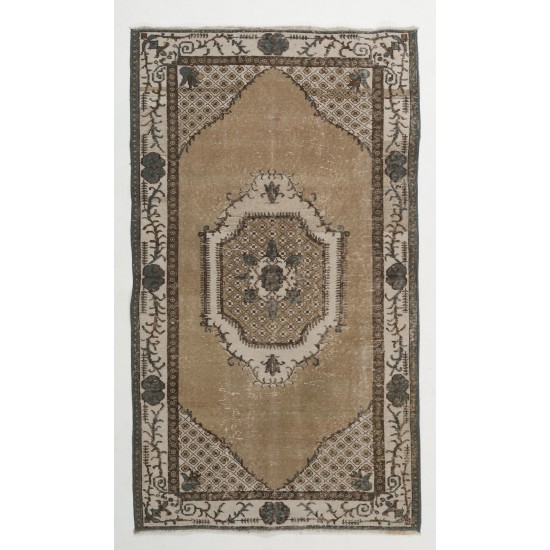 Authentic Vintage Turkish Oushak Rug Authentic Vintage Turkish Oushak Rug