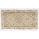 Art Deco Chinese Inspired Vintage Handmade Turkish Wool Rug in Oatmea Color Art Deco Chinese Inspired Vintage Handmade Turkish Wool Rug in Oatmea Color