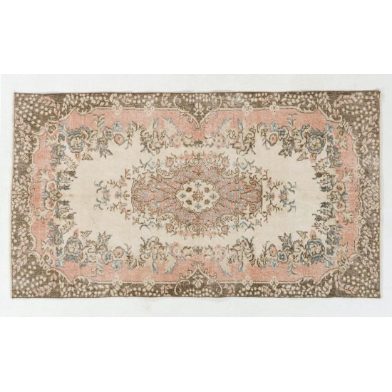 Authentic Handmade Vintage Anatolian Rug with Garden Design Authentic Handmade Vintage Anatolian Rug with Garden Design
