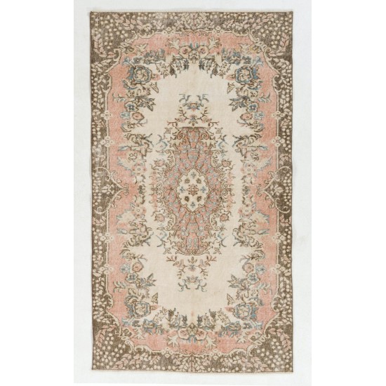 Authentic Handmade Vintage Anatolian Rug with Garden Design Authentic Handmade Vintage Anatolian Rug with Garden Design