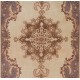 Hand-knotted Vintage Anatolian Oushak Rug in Soft Colors with Medallion Design. Woolen Floor Covering