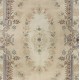 Vintage Baroque Style Rug - Finely Handknotted- Wool