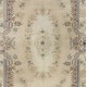 Vintage Baroque Style Rug - Finely Handknotted- Wool