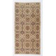 Hand-Knotted Vintage Floral Design Anatolian Rug