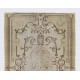 Vintage Baroque Style Rug. Handknotted Turkish Wool Rug