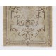 Vintage Baroque Style Rug - Finely Handknotted- Wool