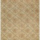 Hand-Knotted Vintage Floral Design Turkish Rug. Wool Carpet, Floor Covering