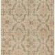 Vintage Handmade Turkish Wool Rug with Floral Design
