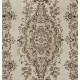 Vintage Anatolian Oushak Rug in Soft Colors. Hand Knotted Carpet