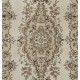 Vintage Handmade Anatolian Oushak Rug in Soft Colors
