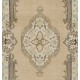 Baroque Vintage Hand-Knotted Turkish Rug in Soft Colors