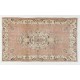 Fine Hand-Knotted Area Rug with Medallion Design in Soft Tones. Vintage Carpet, Woolen Floor Covering