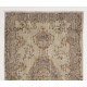 Antique Washed Vintage Turkish Oushak Rug. Wool Carpet. Floor Covering Antique Washed Vintage Turkish Oushak Rug. Wool Carpet. Floor Covering