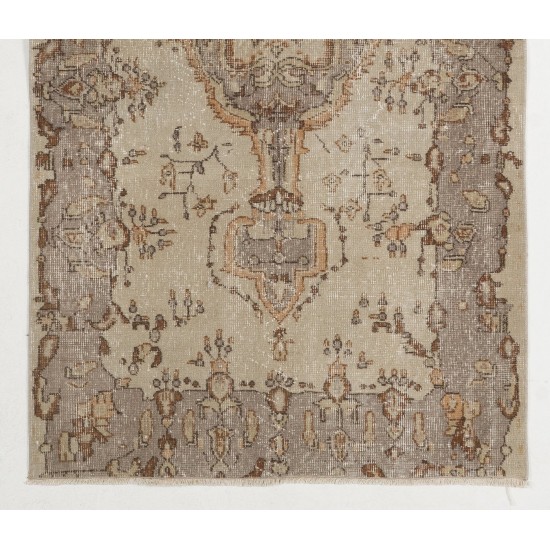 Antique Washed Vintage Turkish Oushak Rug. Wool Carpet. Floor Covering Antique Washed Vintage Turkish Oushak Rug. Wool Carpet. Floor Covering