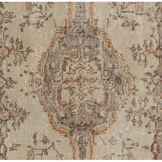 Antique Washed Vintage Turkish Oushak Rug. Wool Carpet. Floor Covering Antique Washed Vintage Turkish Oushak Rug. Wool Carpet. Floor Covering