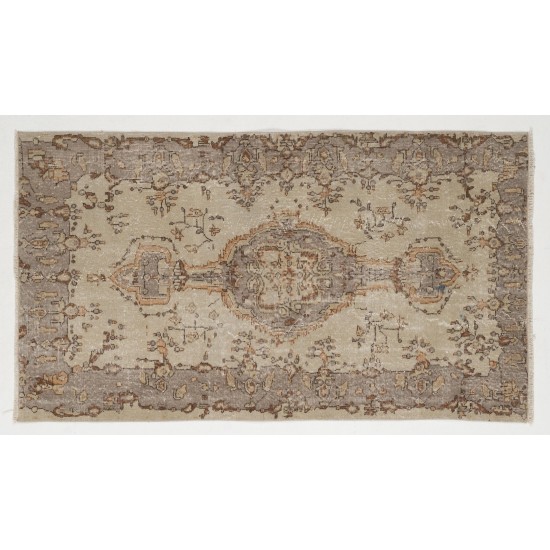 Antique Washed Vintage Turkish Oushak Rug. Wool Carpet. Floor Covering Antique Washed Vintage Turkish Oushak Rug. Wool Carpet. Floor Covering