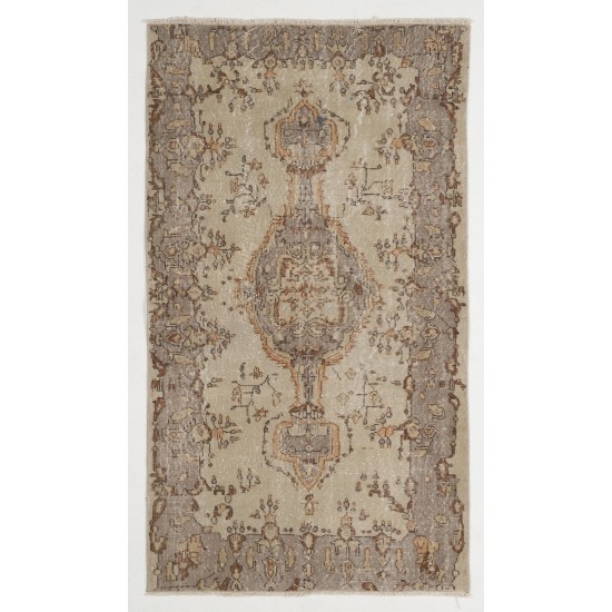 Antique Washed Vintage Turkish Oushak Rug. Wool Carpet. Floor Covering Antique Washed Vintage Turkish Oushak Rug. Wool Carpet. Floor Covering