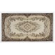 Hand-Knotted Vintage Central Anatolian Area Rug with Medallion Design. Woolen Floor Covering