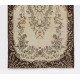 Hand-Knotted Vintage Anatolian Area Rug with Medallion Design. Woolen Floor Covering