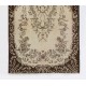 Hand-Knotted Vintage Anatolian Area Rug with Medallion Design. Woolen Floor Covering Hand-Knotted Vintage Anatolian Area Rug with Medallion Design. Woolen Floor Covering