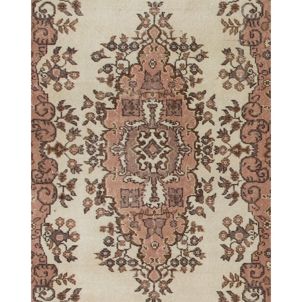 Vintage Garden Design Floral Sparta Rug in Soft Colors