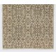 Hand-Knotted Vintage Floral Turkish Rug in Neutral Colors Hand-Knotted Vintage Floral Turkish Rug in Neutral Colors