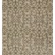 Hand-Knotted Vintage Floral Turkish Rug in Neutral Colors