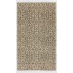 Hand-Knotted Vintage Floral Turkish Rug in Neutral Colors Hand-Knotted Vintage Floral Turkish Rug in Neutral Colors