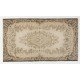 Garden Design, Neutral Colors, Vintage Anatolian Handmade Rug. Garden Design, Neutral Colors, Vintage Anatolian Handmade Rug.