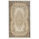 Garden Design, Neutral Colors, Vintage Anatolian Handmade Rug. Garden Design, Neutral Colors, Vintage Anatolian Handmade Rug.