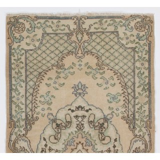 One-of-a-Kind Vintage Handmade Turkish Accent Rug for Rustic, Country & Farmhouse Decor One-of-a-Kind Vintage Handmade Turkish Accent Rug for Rustic, Country & Farmhouse Decor