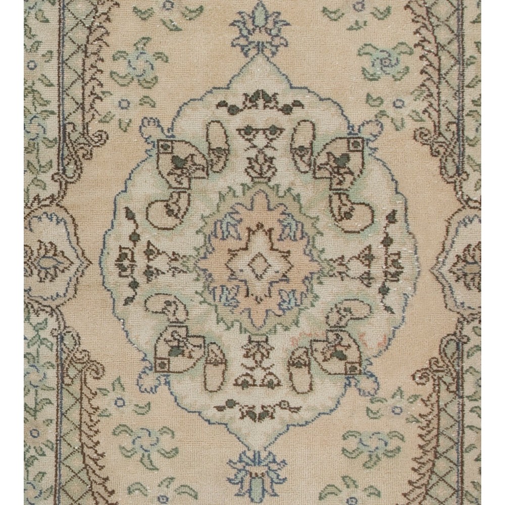 One-of-a-Kind Vintage Handmade Turkish Rug