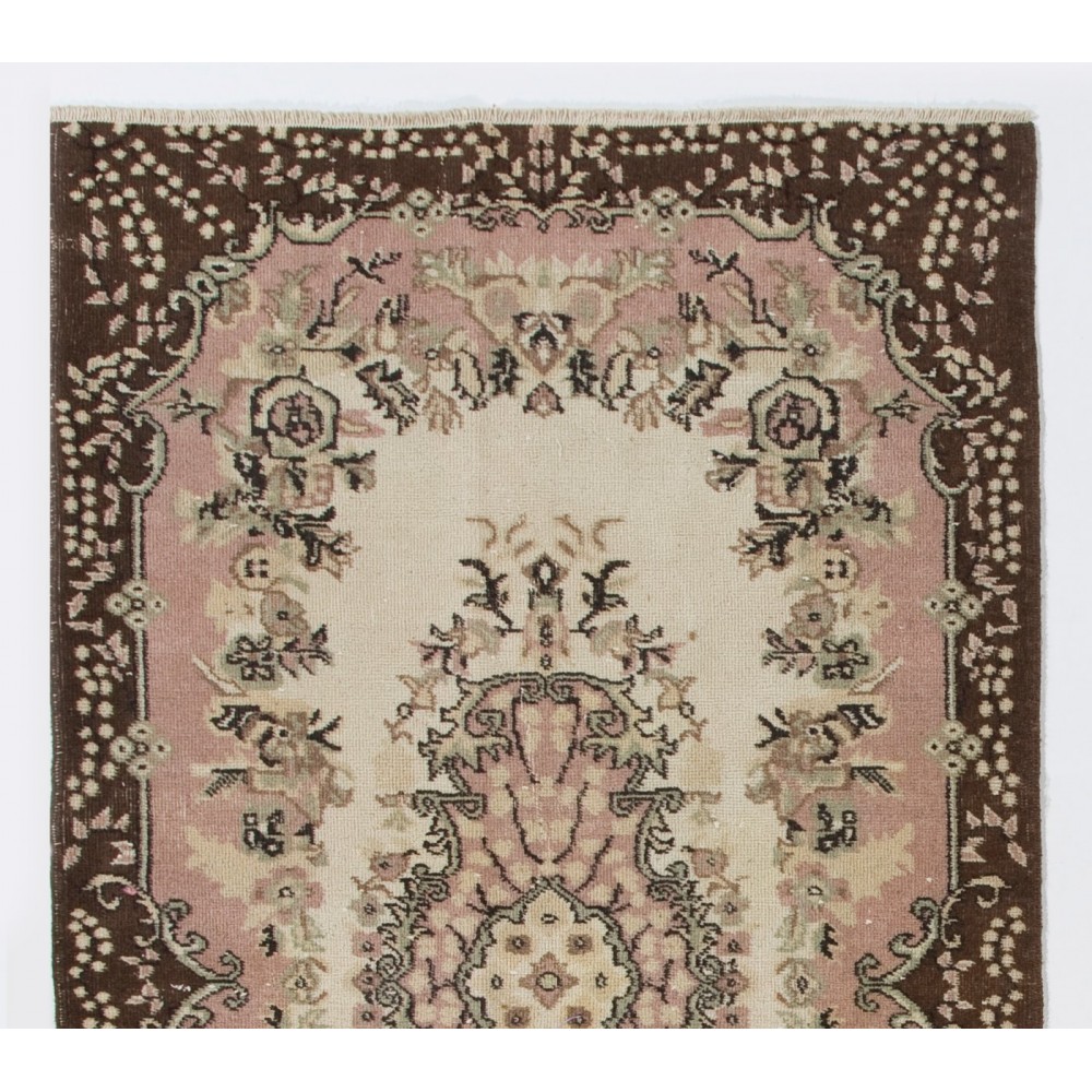 Hand-Knotted Vintage Turkish Rug, Ideal for Home & Office Decor